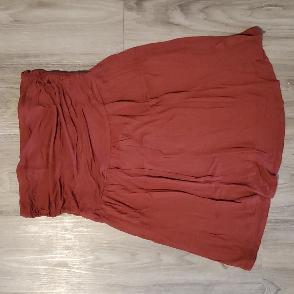 Burnt Red Tube Top